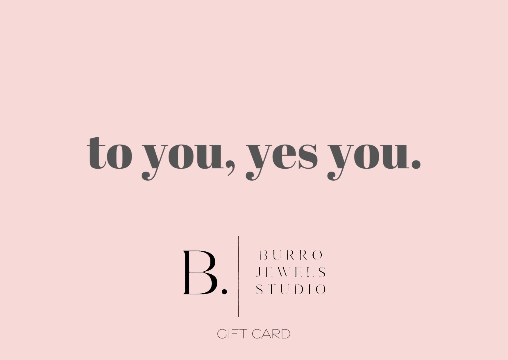 Gift Card by Burro Jewels